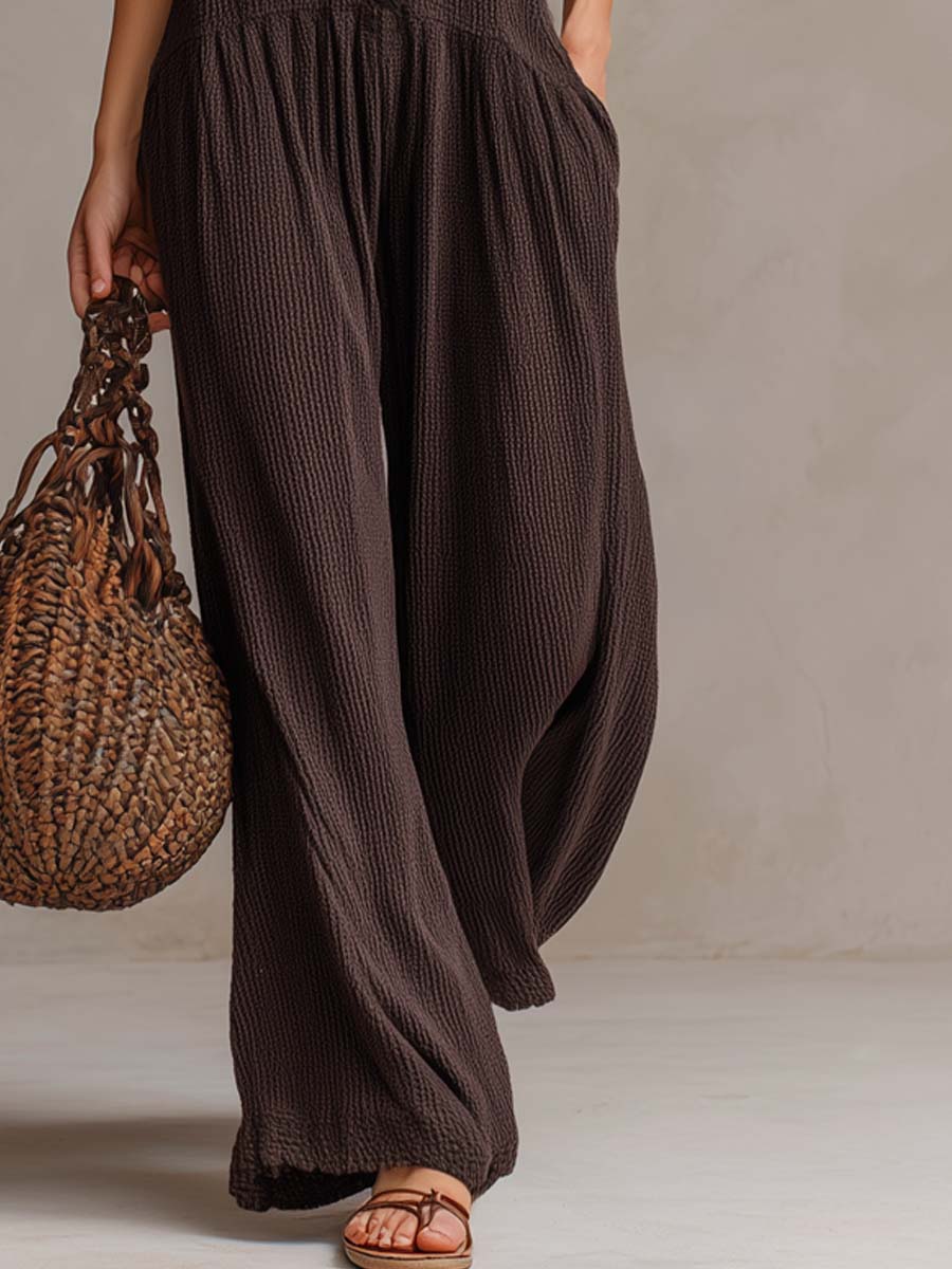 Carlota | Enterizo de punto con cuello de volantes de estilo retro