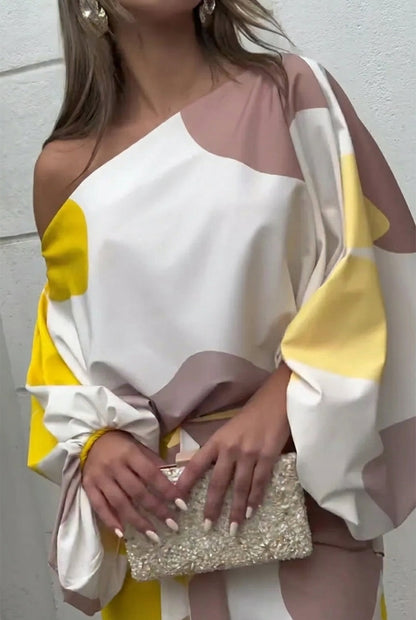 Alicia | Conjunto de dos piezas de punto artesanal con flecos